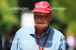 Niki Lauda (AUT) Mercedes Non-Executive Chairman. 30.09.2016. Formula 1 World Championship, Rd 16, Malaysian Grand Prix, Sepang, Malaysia, Friday.