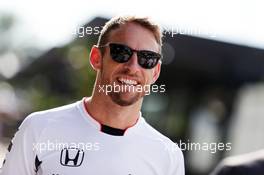 Jenson Button (GBR) McLaren. 30.09.2016. Formula 1 World Championship, Rd 16, Malaysian Grand Prix, Sepang, Malaysia, Friday.