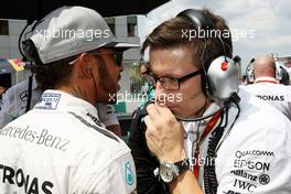 Lewis Hamilton (GBR) Mercedes AMG F1 on the grid. 02.10.2016. Formula 1 World Championship, Rd 16, Malaysian Grand Prix, Sepang, Malaysia, Sunday.