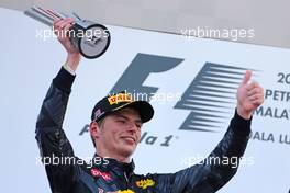Max Verstappen (NL), Red Bull Racing  02.10.2016. Formula 1 World Championship, Rd 16, Malaysian Grand Prix, Sepang, Malaysia, Sunday.