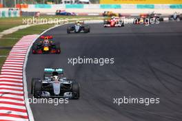 Lewis Hamilton (GBR) Mercedes AMG F1 W07 Hybrid. 02.10.2016. Formula 1 World Championship, Rd 16, Malaysian Grand Prix, Sepang, Malaysia, Sunday.