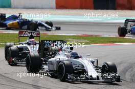 Valtteri Bottas (FIN) Williams FW38. 02.10.2016. Formula 1 World Championship, Rd 16, Malaysian Grand Prix, Sepang, Malaysia, Sunday.