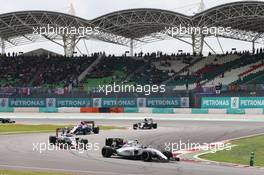 Valtteri Bottas (FIN) Williams FW38. 02.10.2016. Formula 1 World Championship, Rd 16, Malaysian Grand Prix, Sepang, Malaysia, Sunday.