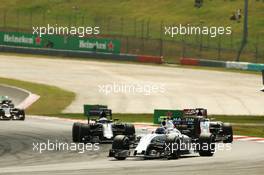 Valtteri Bottas (FIN) Williams FW38. 02.10.2016. Formula 1 World Championship, Rd 16, Malaysian Grand Prix, Sepang, Malaysia, Sunday.