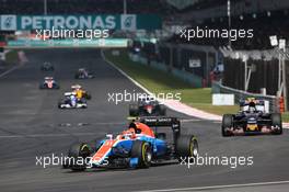 Esteban Ocon (FRA) Manor Racing MRT05. 02.10.2016. Formula 1 World Championship, Rd 16, Malaysian Grand Prix, Sepang, Malaysia, Sunday.