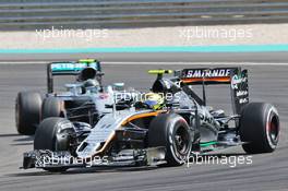 Sergio Perez (MEX) Sahara Force India F1 VJM09. 02.10.2016. Formula 1 World Championship, Rd 16, Malaysian Grand Prix, Sepang, Malaysia, Sunday.