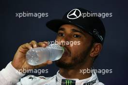 Lewis Hamilton (GBR) Mercedes AMG F1 in the FIA Press Conference. 01.10.2016. Formula 1 World Championship, Rd 16, Malaysian Grand Prix, Sepang, Malaysia, Saturday.