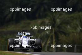 Felipe Massa (BRA), Williams F1 Team  01.10.2016. Formula 1 World Championship, Rd 16, Malaysian Grand Prix, Sepang, Malaysia, Saturday.