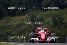 Sebastian Vettel (GER), Scuderia Ferrari  01.10.2016. Formula 1 World Championship, Rd 16, Malaysian Grand Prix, Sepang, Malaysia, Saturday.