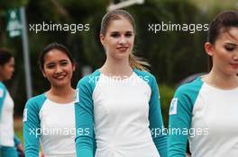 Grid girls. 01.10.2016. Formula 1 World Championship, Rd 16, Malaysian Grand Prix, Sepang, Malaysia, Saturday.