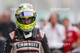 Sergio Perez (MEX), Sahara Force India  01.10.2016. Formula 1 World Championship, Rd 16, Malaysian Grand Prix, Sepang, Malaysia, Saturday.