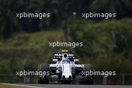 Valtteri Bottas (FIN), Williams F1 Team  01.10.2016. Formula 1 World Championship, Rd 16, Malaysian Grand Prix, Sepang, Malaysia, Saturday.