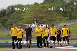 Jolyon Palmer (GBR), Renault Sport F1 Team  29.09.2016. Formula 1 World Championship, Rd 16, Malaysian Grand Prix, Sepang, Malaysia, Thursday.