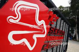 Sepang International Circuit sign. 29.09.2016. Formula 1 World Championship, Rd 16, Malaysian Grand Prix, Sepang, Malaysia, Thursday.