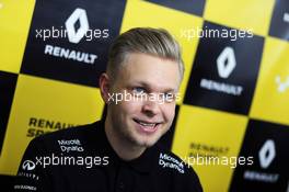Kevin Magnussen (DEN) Renault Sport Formula One Team. 03.02.2016. Renault Sport Formula One Team RS16 Launch, Renault Technocentre, Paris, France.
