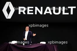 Carlos Ghosn (FRA) Chairman of Renault 03.02.2016. Renault Sport Formula One Team RS16 Launch, Renault Technocentre, Paris, France.
