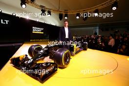 Carlos Ghosn (FRA) Chairman of Renault. 03.02.2016. Renault Sport Formula One Team RS16 Launch, Renault Technocentre, Paris, France.