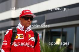 Kimi Raikkonen (FIN) Ferrari. 29.10.2016. Formula 1 World Championship, Rd 4, Russian Grand Prix, Sochi Autodrom, Sochi, Russia, Practice Day.