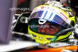 Sergio Perez (MEX) Sahara Force India F1 VJM09. 29.10.2016. Formula 1 World Championship, Rd 4, Russian Grand Prix, Sochi Autodrom, Sochi, Russia, Practice Day.