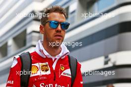 Sebastian Vettel (GER) Ferrari. 29.10.2016. Formula 1 World Championship, Rd 4, Russian Grand Prix, Sochi Autodrom, Sochi, Russia, Practice Day.