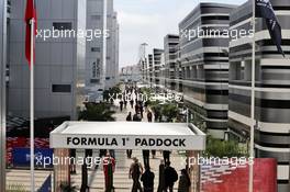 F1 Paddock. 29.10.2016. Formula 1 World Championship, Rd 4, Russian Grand Prix, Sochi Autodrom, Sochi, Russia, Practice Day.