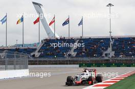 Romain Grosjean (FRA) Haas F1 Team VF-16. 29.10.2016. Formula 1 World Championship, Rd 4, Russian Grand Prix, Sochi Autodrom, Sochi, Russia, Practice Day.