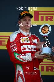 3rd place Kimi Raikkonen (FIN) Scuderia Ferrari SF16-H. 01.05.2016. Formula 1 World Championship, Rd 4, Russian Grand Prix, Sochi Autodrom, Sochi, Russia, Race Day.