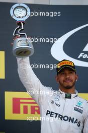 2nd place Lewis Hamilton (GBR) Mercedes Petronas AMG F1. 01.05.2016. Formula 1 World Championship, Rd 4, Russian Grand Prix, Sochi Autodrom, Sochi, Russia, Race Day.