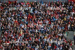 Fans in the grandstand. 01.05.2016. Formula 1 World Championship, Rd 4, Russian Grand Prix, Sochi Autodrom, Sochi, Russia, Race Day.