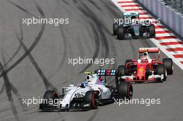 Valtteri Bottas (FIN) Williams FW38. 01.05.2016. Formula 1 World Championship, Rd 4, Russian Grand Prix, Sochi Autodrom, Sochi, Russia, Race Day.