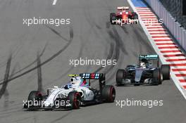 Valtteri Bottas (FIN) Williams FW38. 01.05.2016. Formula 1 World Championship, Rd 4, Russian Grand Prix, Sochi Autodrom, Sochi, Russia, Race Day.