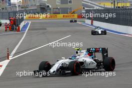 Valtteri Bottas (FIN) Williams FW38. 30.04.2016. Formula 1 World Championship, Rd 4, Russian Grand Prix, Sochi Autodrom, Sochi, Russia, Qualifying Day.