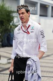 Toto Wolff (GER) Mercedes AMG F1 Shareholder and Executive Director. 30.04.2016. Formula 1 World Championship, Rd 4, Russian Grand Prix, Sochi Autodrom, Sochi, Russia, Qualifying Day.