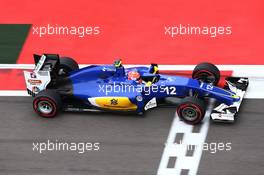 Felipe Nasr (BRA) Sauber C35. 30.04.2016. Formula 1 World Championship, Rd 4, Russian Grand Prix, Sochi Autodrom, Sochi, Russia, Qualifying Day.