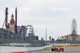 Sebastian Vettel (GER) Ferrari SF16-H. 30.04.2016. Formula 1 World Championship, Rd 4, Russian Grand Prix, Sochi Autodrom, Sochi, Russia, Qualifying Day.