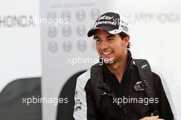 Sergio Perez (MEX) Sahara Force India F1. 30.04.2016. Formula 1 World Championship, Rd 4, Russian Grand Prix, Sochi Autodrom, Sochi, Russia, Qualifying Day.