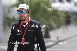 Fernando Alonso (ESP) McLaren. 30.04.2016. Formula 1 World Championship, Rd 4, Russian Grand Prix, Sochi Autodrom, Sochi, Russia, Qualifying Day.