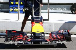 Red Bull Racing RB12 front wing. 28.04.2016. Formula 1 World Championship, Rd 4, Russian Grand Prix, Sochi Autodrom, Sochi, Russia, Preparation Day.