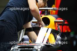 A Red Bull Racing RB12 is fitted with a cockpit canopy. 28.04.2016. Formula 1 World Championship, Rd 4, Russian Grand Prix, Sochi Autodrom, Sochi, Russia, Preparation Day.