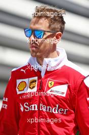 Sebastian Vettel (GER) Ferrari. 28.04.2016. Formula 1 World Championship, Rd 4, Russian Grand Prix, Sochi Autodrom, Sochi, Russia, Preparation Day.