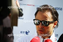 Felipe Massa (BRA) Williams with the media. 28.04.2016. Formula 1 World Championship, Rd 4, Russian Grand Prix, Sochi Autodrom, Sochi, Russia, Preparation Day.