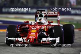 Sebastian Vettel (GER) Ferrari SF16-H. 16.09.2016. Formula 1 World Championship, Rd 15, Singapore Grand Prix, Marina Bay Street Circuit, Singapore, Practice Day.