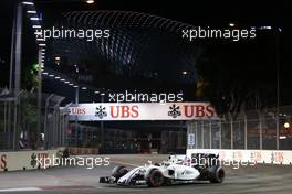 Felipe Massa (BRA), Williams F1 Team  16.09.2016. Formula 1 World Championship, Rd 15, Singapore Grand Prix, Marina Bay Street Circuit, Singapore, Practice Day.