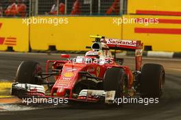 Kimi Raikkonen (FIN) Ferrari SF16-H. 16.09.2016. Formula 1 World Championship, Rd 15, Singapore Grand Prix, Marina Bay Street Circuit, Singapore, Practice Day.