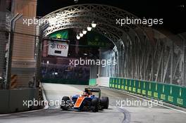 Esteban Ocon (FRA) Manor Racing MRT05. 16.09.2016. Formula 1 World Championship, Rd 15, Singapore Grand Prix, Marina Bay Street Circuit, Singapore, Practice Day.