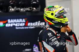 Sergio Perez (MEX) Sahara Force India F1. 16.09.2016. Formula 1 World Championship, Rd 15, Singapore Grand Prix, Marina Bay Street Circuit, Singapore, Practice Day.