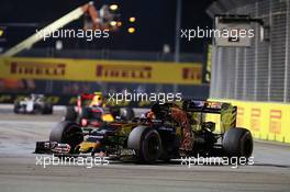 Daniil Kvyat (RUS) Scuderia Toro Rosso STR11. 18.09.2016. Formula 1 World Championship, Rd 15, Singapore Grand Prix, Marina Bay Street Circuit, Singapore, Race Day.