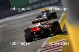 Sebastian Vettel (GER) Ferrari SF16-H. 18.09.2016. Formula 1 World Championship, Rd 15, Singapore Grand Prix, Marina Bay Street Circuit, Singapore, Race Day.