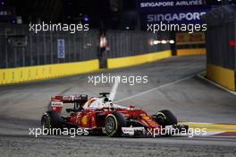 Sebastian Vettel (GER) Ferrari SF16-H. 18.09.2016. Formula 1 World Championship, Rd 15, Singapore Grand Prix, Marina Bay Street Circuit, Singapore, Race Day.