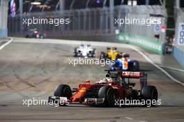 Sebastian Vettel (GER) Ferrari SF16-H. 18.09.2016. Formula 1 World Championship, Rd 15, Singapore Grand Prix, Marina Bay Street Circuit, Singapore, Race Day.